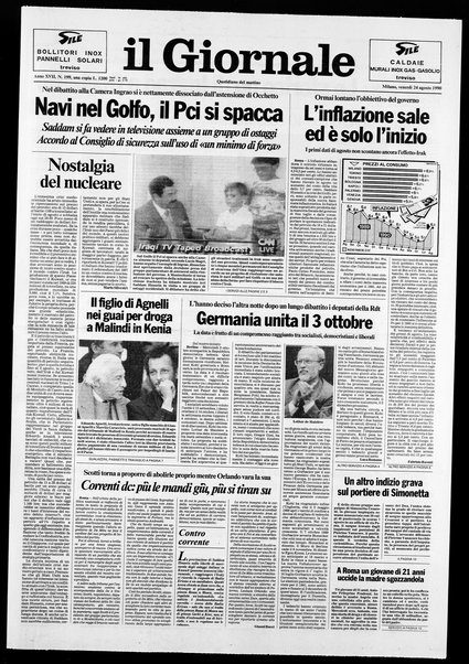 Il giornale : quotidiano del mattino